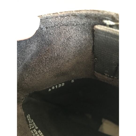 J CREW Dark Gray Suede Cap Toe Mid Calf Pull On Boots 5 NEW - Picture 4 of 11